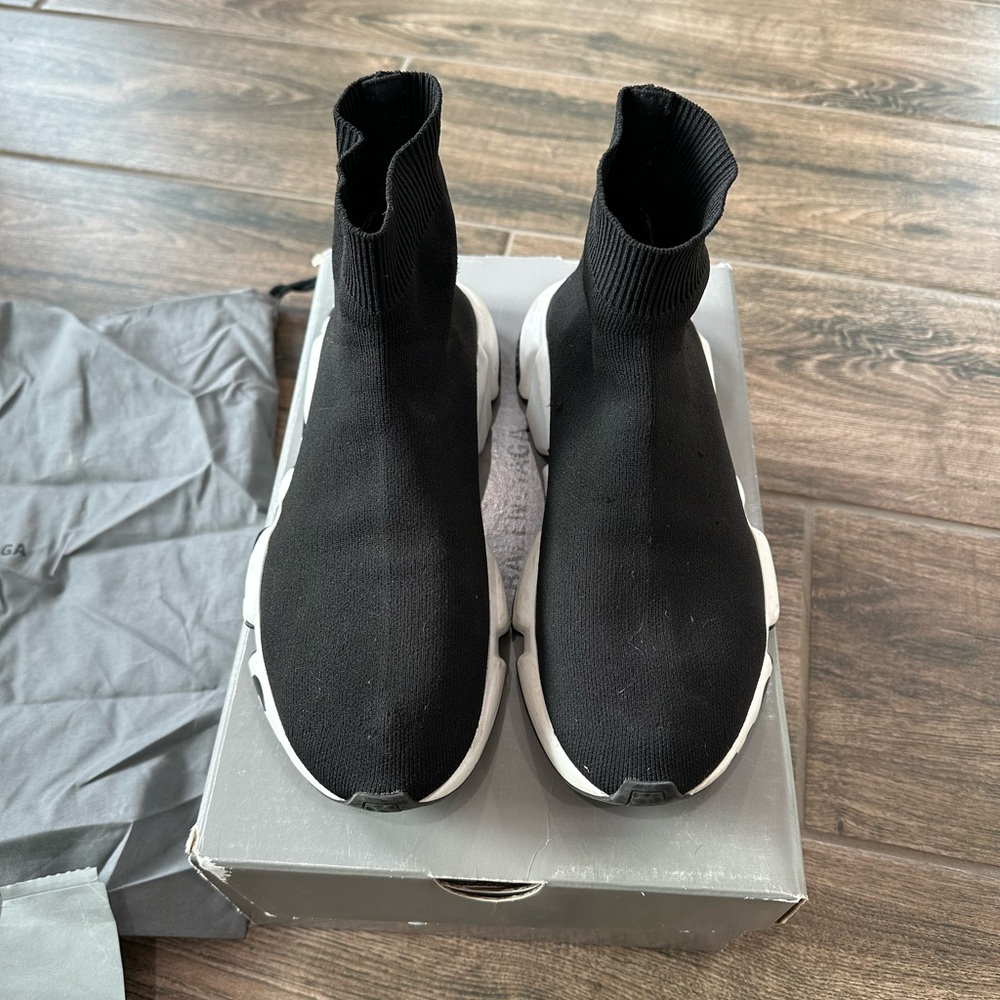 Women’s Balenciaga black Speed LT Graffiti